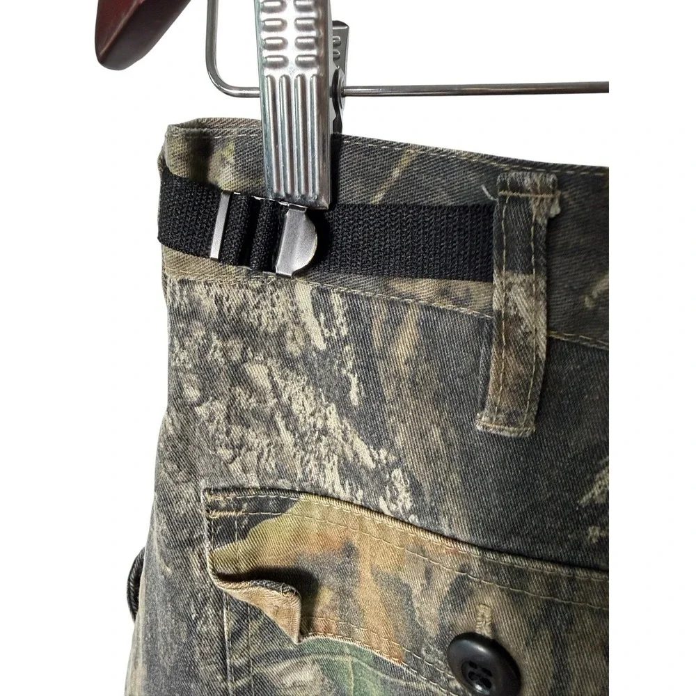 FieldStaff Mossy Oak Camo Hunting Pants Medium Cargo Outdoors Adjustable 32